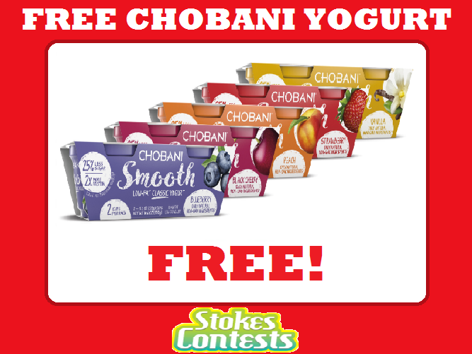 Image FREE Chobani Smooth Yogurt TODAY ONLY!