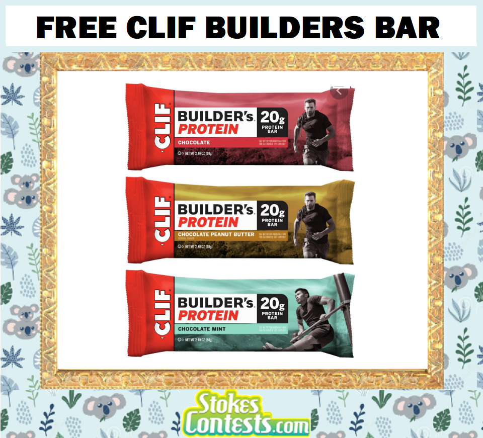 Image FREE Clif Builders Protein Bar