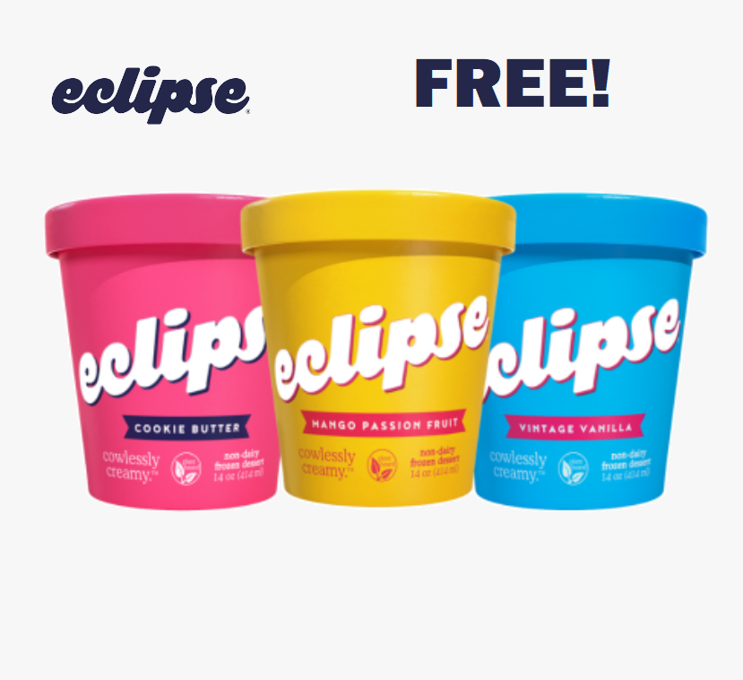 Image FREE Pint of Eclipse Ice Cream