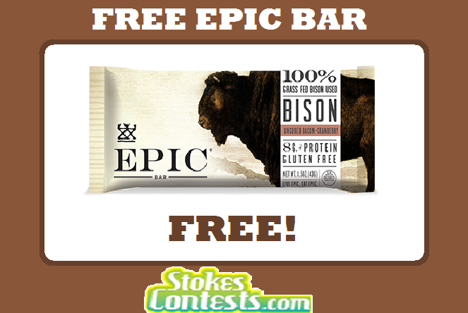 Image FREE EPIC Bar TODAY ONLY!.