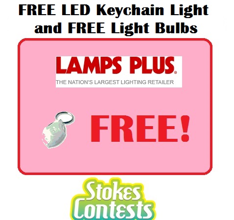 Image FREE Lamps Plus LED Keychain Light Coupon and FREE Light Bulbs Coupon