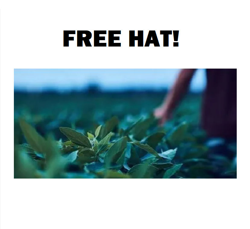 Image FREE Hat From United Soybean Board