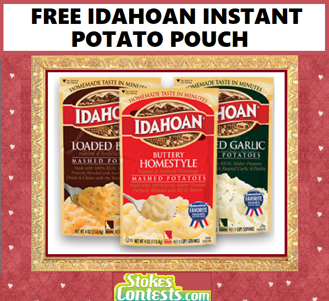 STOKES Contests - Freebie - FREE Idahoan Potatoes Pouch TODAY!