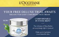 Image FREE L'Occitane Shea Butter Light Comforting Face Cream