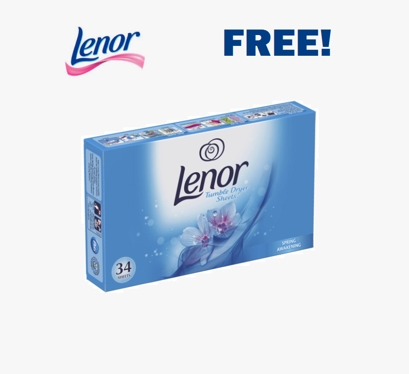 Image FREE Lenor Dryer Sheets!