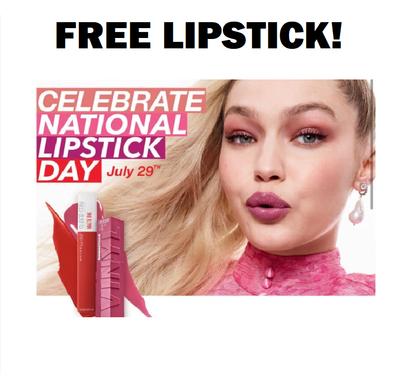 Image FREE Full-Size Maybelline Lipstick