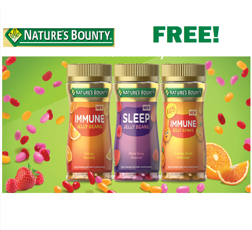 Image 11 FREE Full-Size Bottles of Nature's Bounty Jelly Bean Vitamins