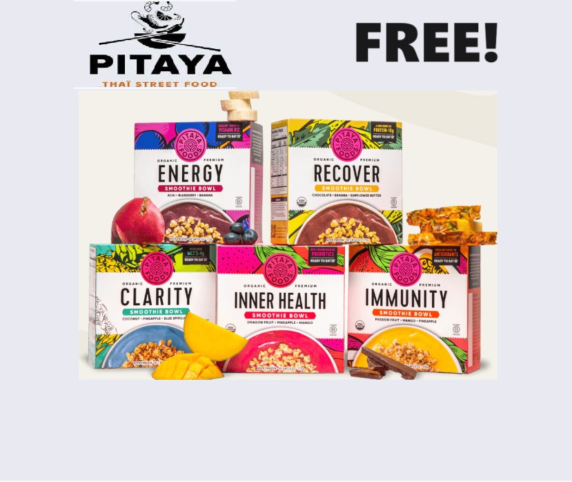 Image FREE Pitaya Foods Smoothie Bowl!