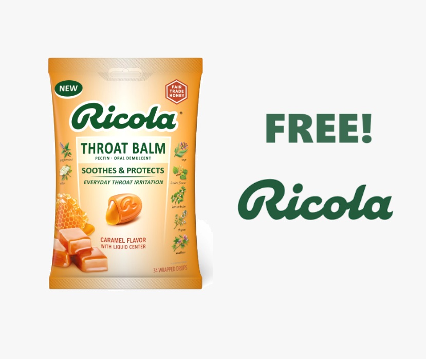 Image FREE Ricola Throat Balm Sample Pack