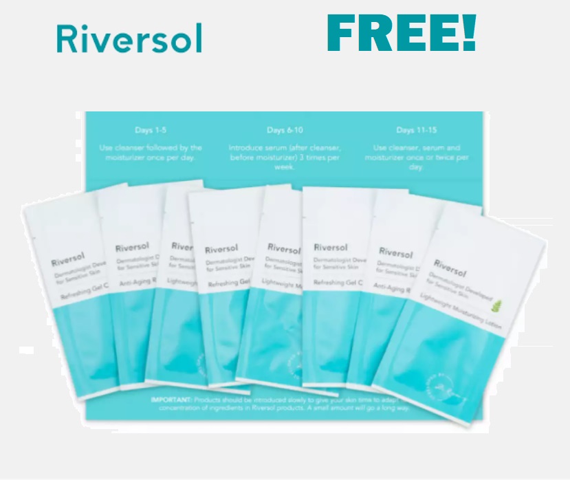 Image FREE Riversol Skincare Sample Pack!!