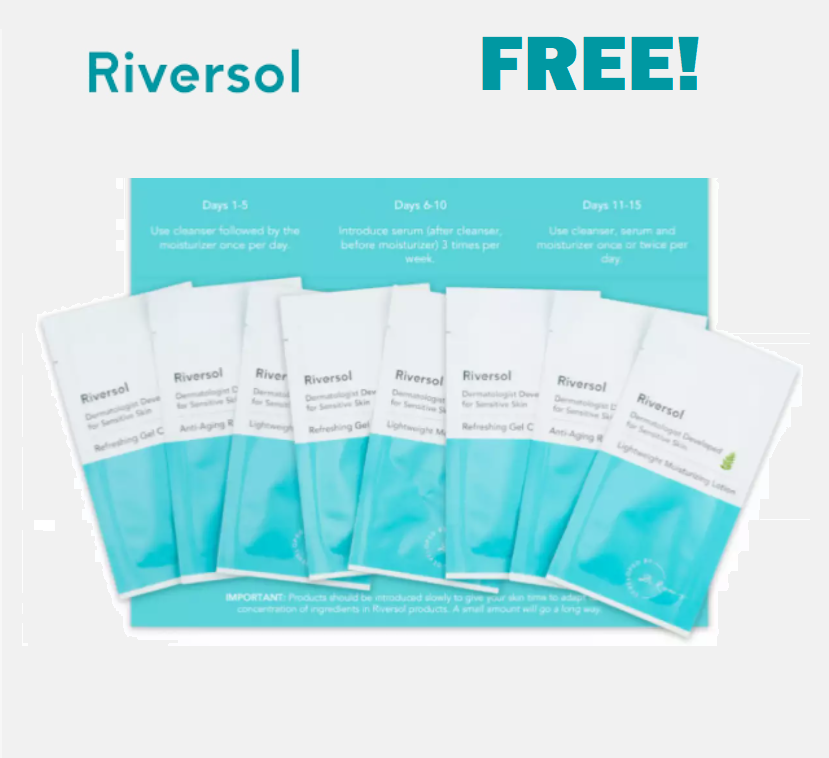 Image FREE 15-Day Riversol Skincare Sample Kit!