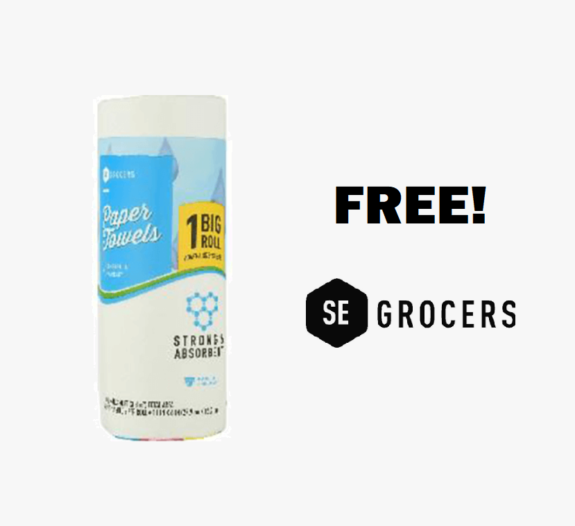 Image FREE SE Grocers Big Roll Paper Towels!