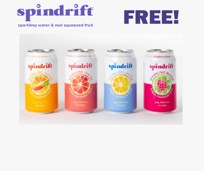 Image FREE Spindrift Sparkling Water!