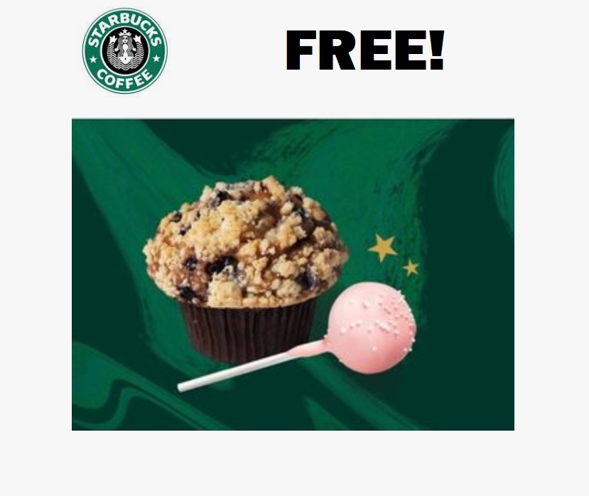 Image FREE Bakery Item at Starbucks