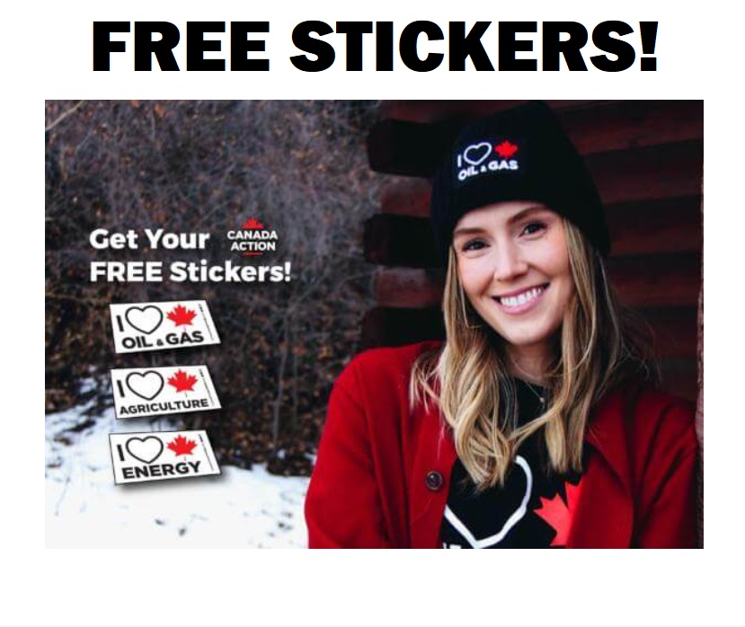 Image FREE Canada Action Stickers.