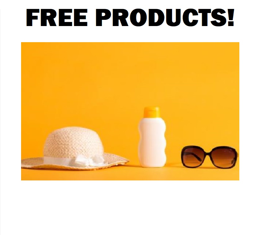 Image FREE Sunscreen Products!
