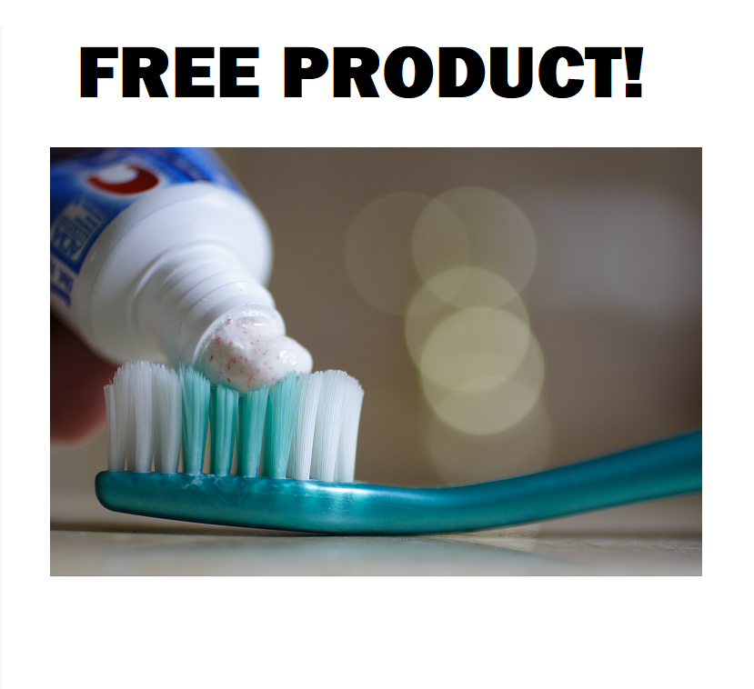 Image FREE Toothpaste.