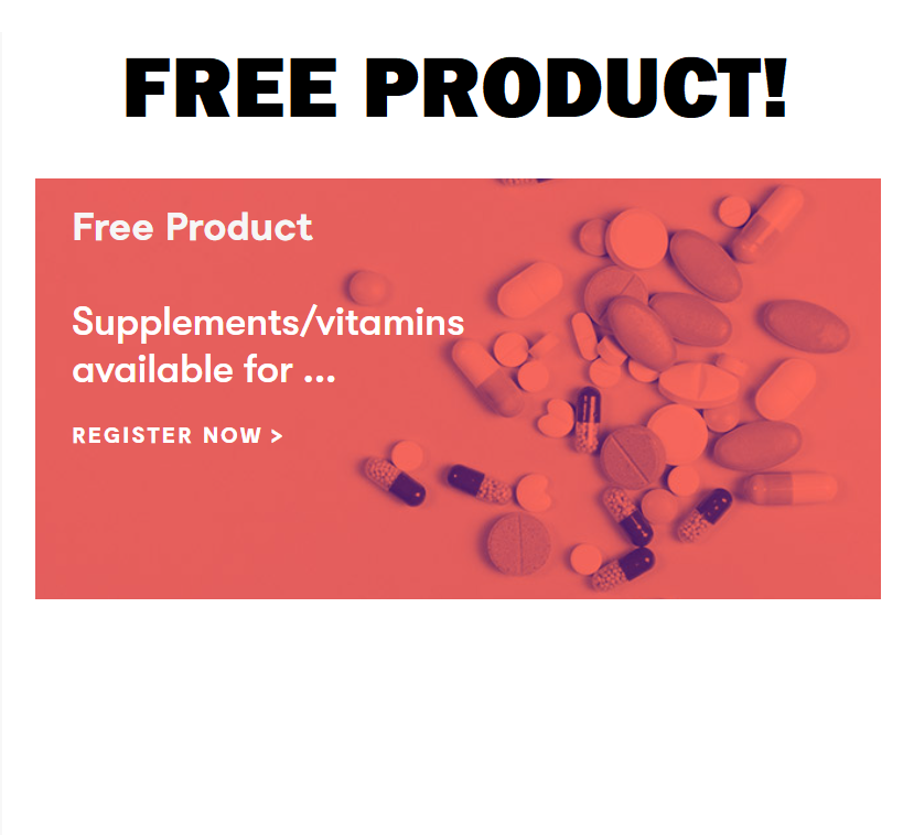 Image FREE Vitamins, Body Ache Products & MORE!