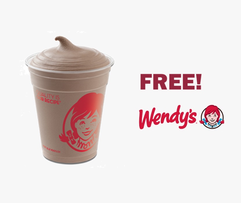 Image FREE Chocolate Frosty Drink at Wendy's