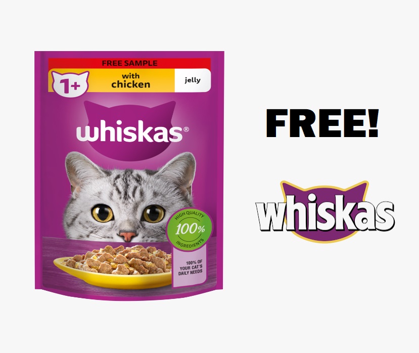 Image FREE Pack of Whiskas Cat Food!