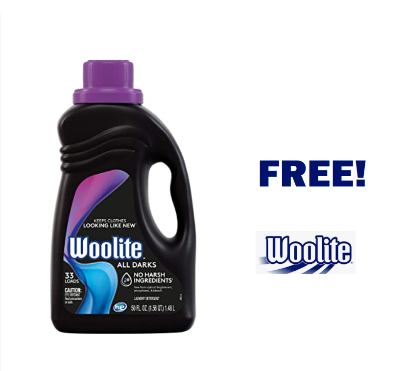 Image FREE Woolite Darks Laundry Detergent
