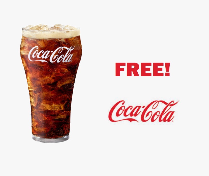 Image FREE Any Size Coca-Cola Drink at McDonald’s! TODAY ONLY!