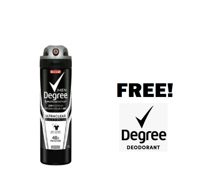 Image FREE Men’s Degree Ultra Clear Black + White Dry Spray Antiperspirant