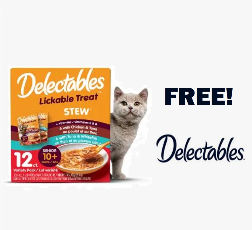 Image FREE BOX of Delectables Lickable Cat Treats
