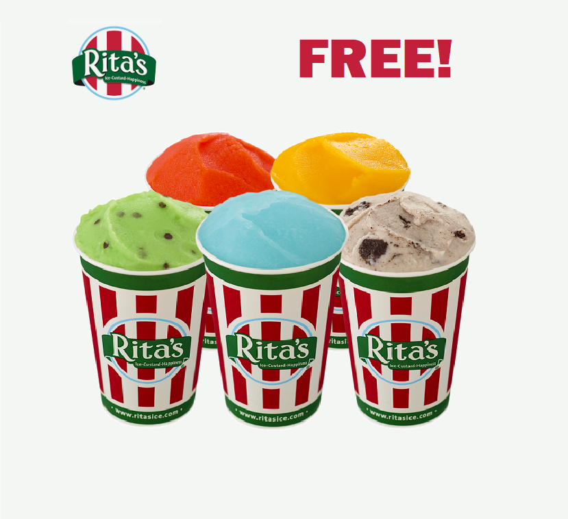 Image FREE Italian Ice At Rita’s!