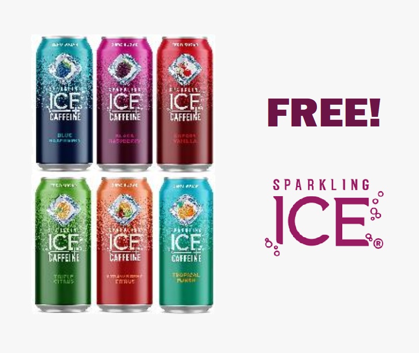 Image FREE Sparkling Ice + Caffeine