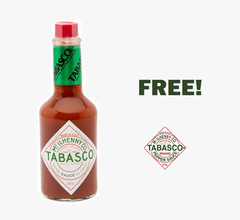 Image FREE Tabasco Sauce!