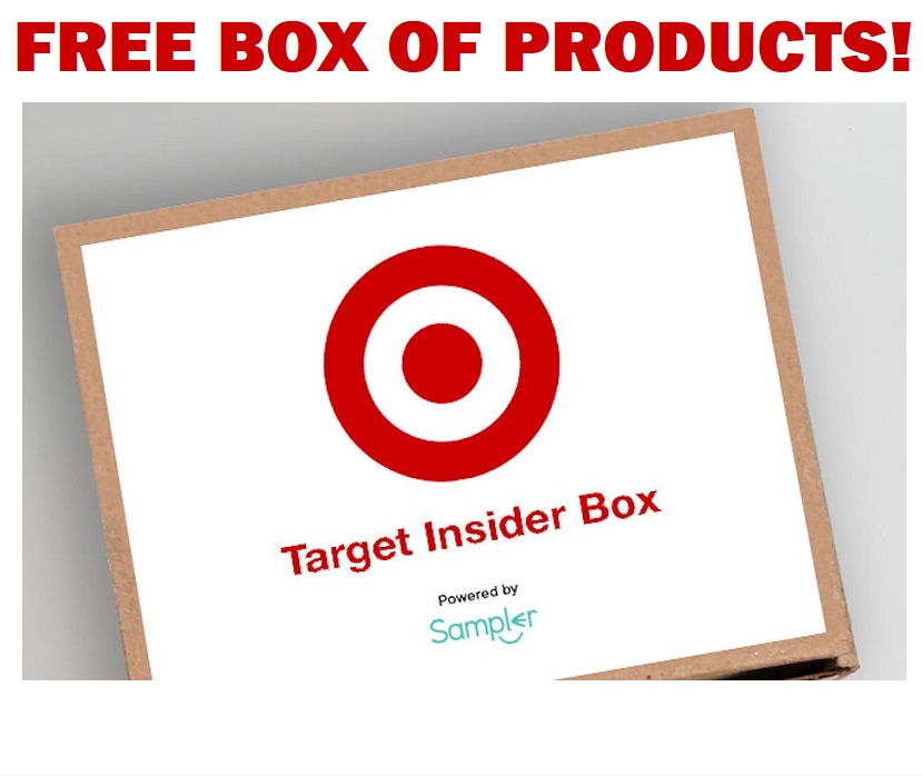 Image FREE BOX of Products from Target!