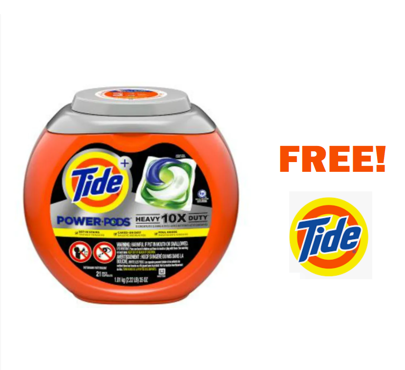 Image FREE Tide Hygienic Clean Power PODS!