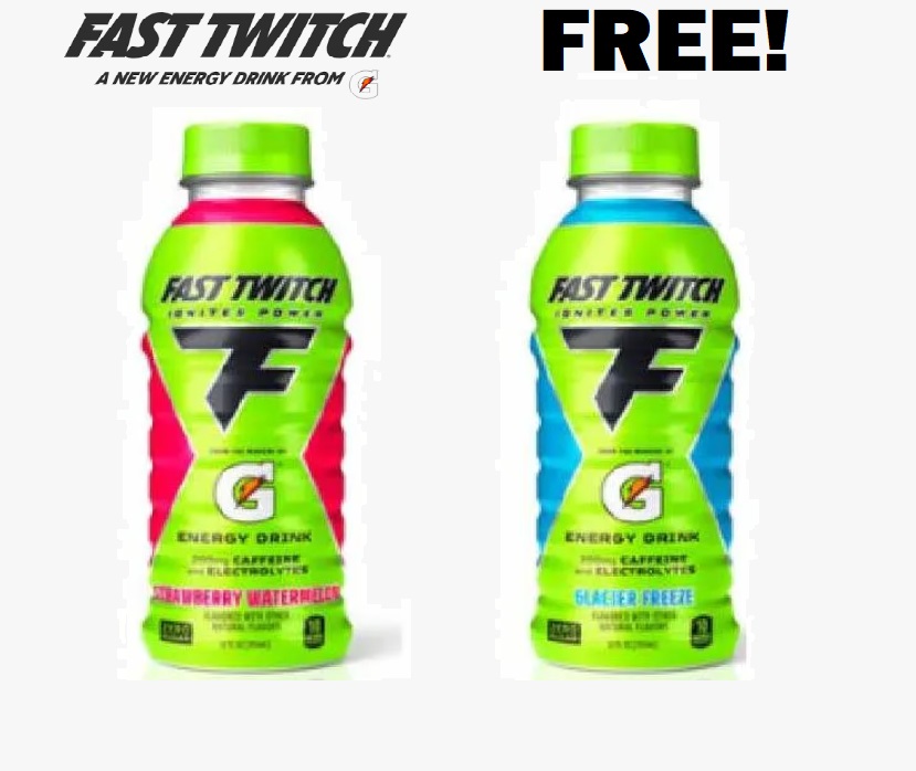 Image FREE 12 Oz Fast Twitch Energy Drink! TODAY ONLY!
