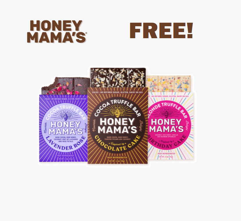 Image FREE Honey Mama's Refrigerated Truffle Bars