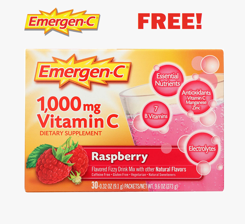 Image FREE Emergen-C Raspberry 